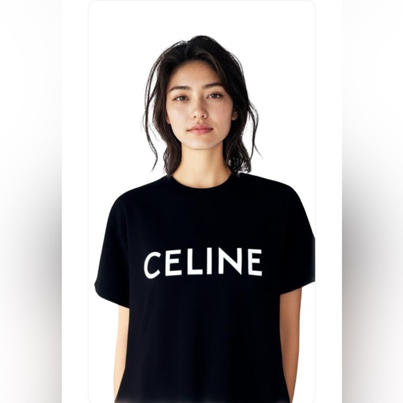 Celine Black T-Shirt - Picture 7 of 7